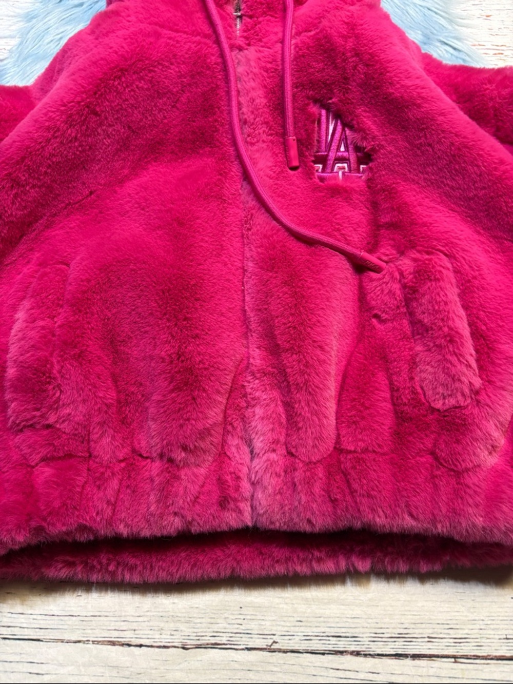 Pro Standard LA Dodgers MLB Faux Fur Pink Jacket sz XL - Picture 7 of 10